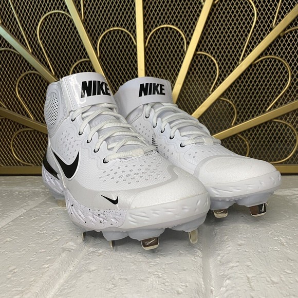 Nike Baseball React Alpha Huarache Elite 3 Metal Cleats Men's Size 7 CZ7946-104 - Picture 6 of 9